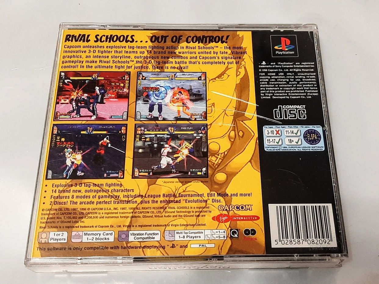 RIVAL SCHOOLS United by Fate ¥ PSX ¥ CAPCOM unikat!!!