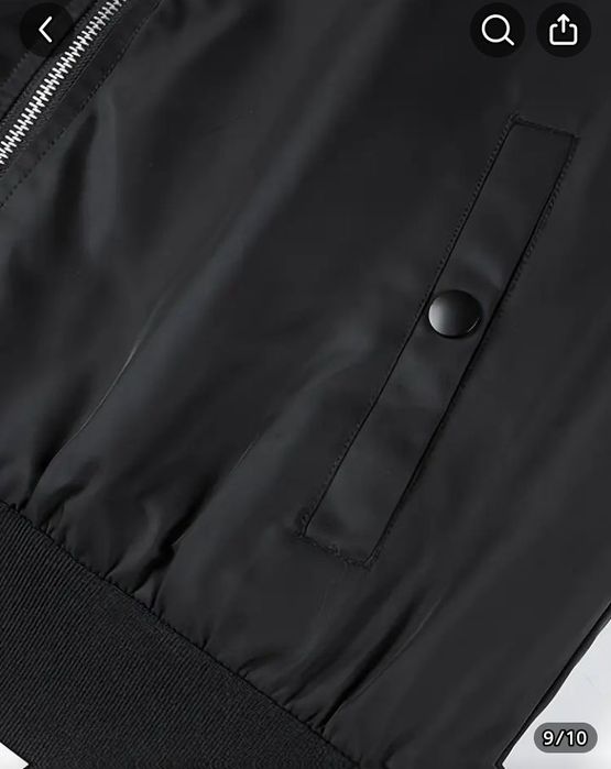 Класичний легкий бомбер (чорний) 3 XL та М синій.