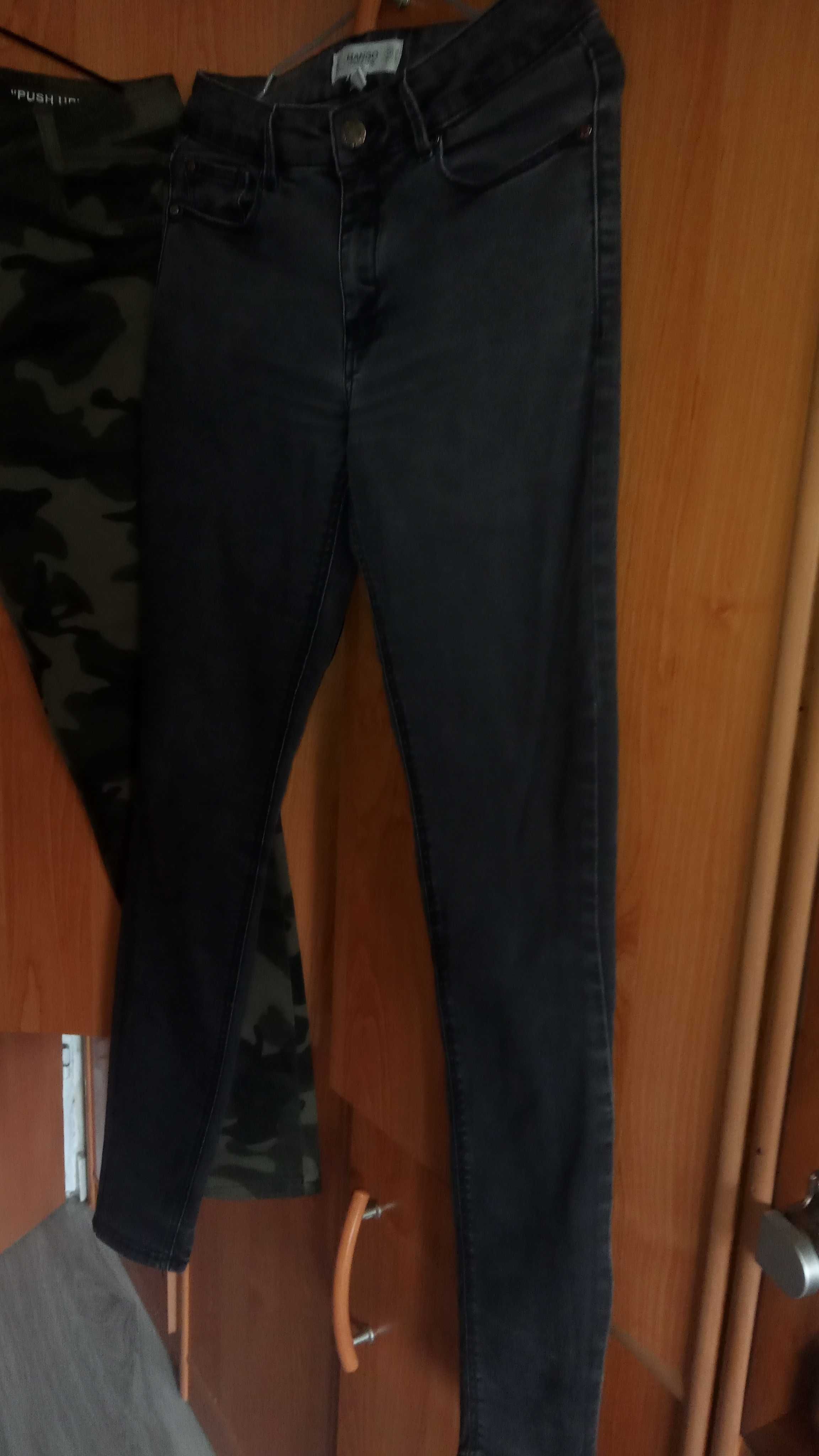 Bershka i Mango 2pary spodni 1nowe+1 Gratis z lycra naciagliwe r 38-40
