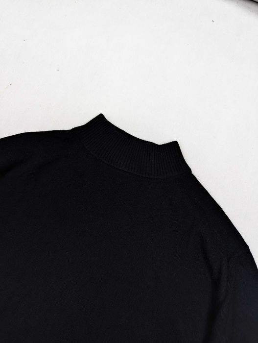 Czarny sweter JEDWAB KASZMIR XL ciepły