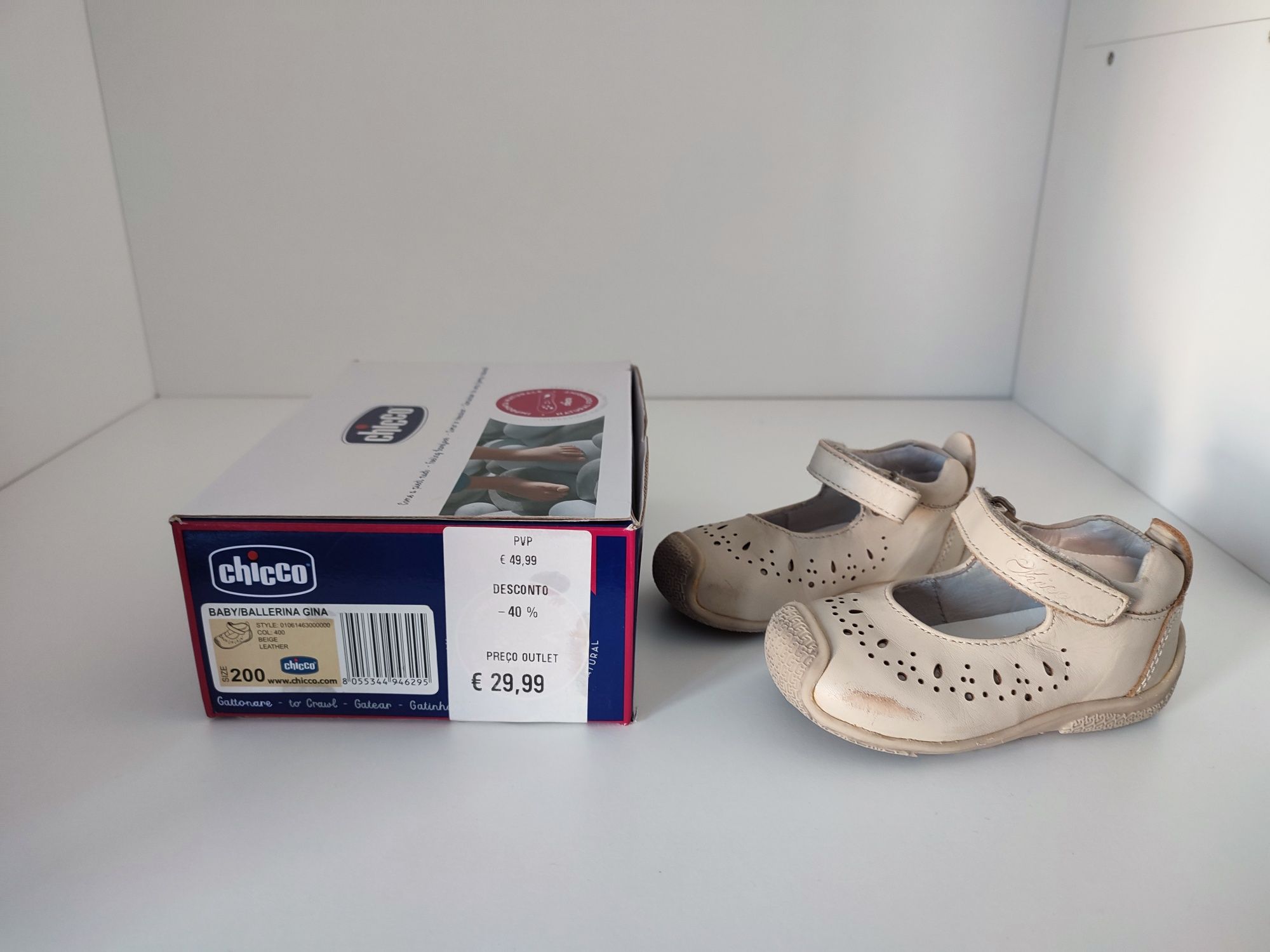 Sapatos Chicco size 200