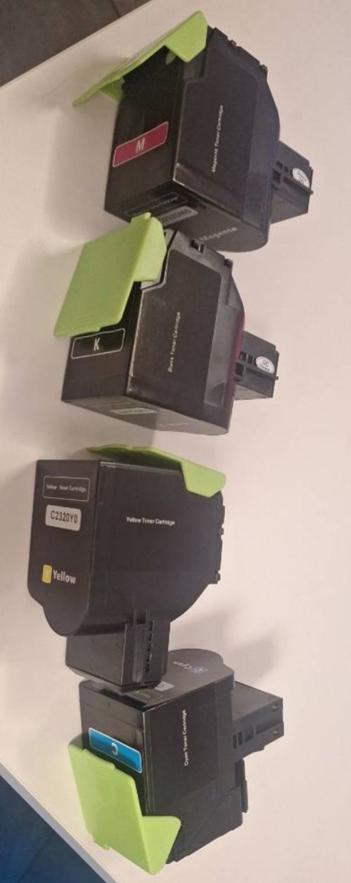 Komplet tonerow do LEXMARK C2320  C2325  C2425  C2535  CMYK 1K