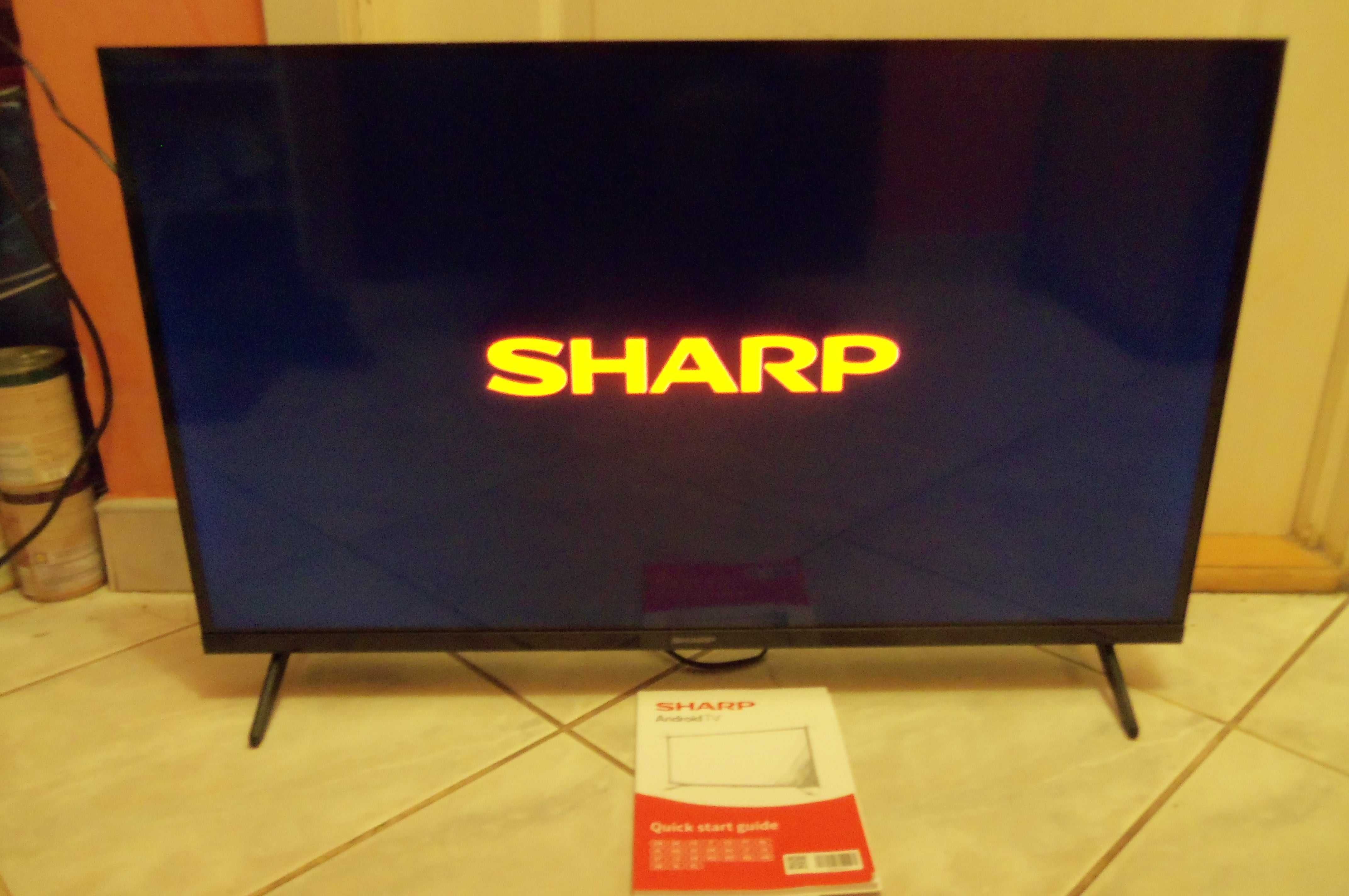 Sharp 32 cale, SMART,WIFI, dvb-t2 h.265,USB,HDMI, pilot, NA GWARANCJI.