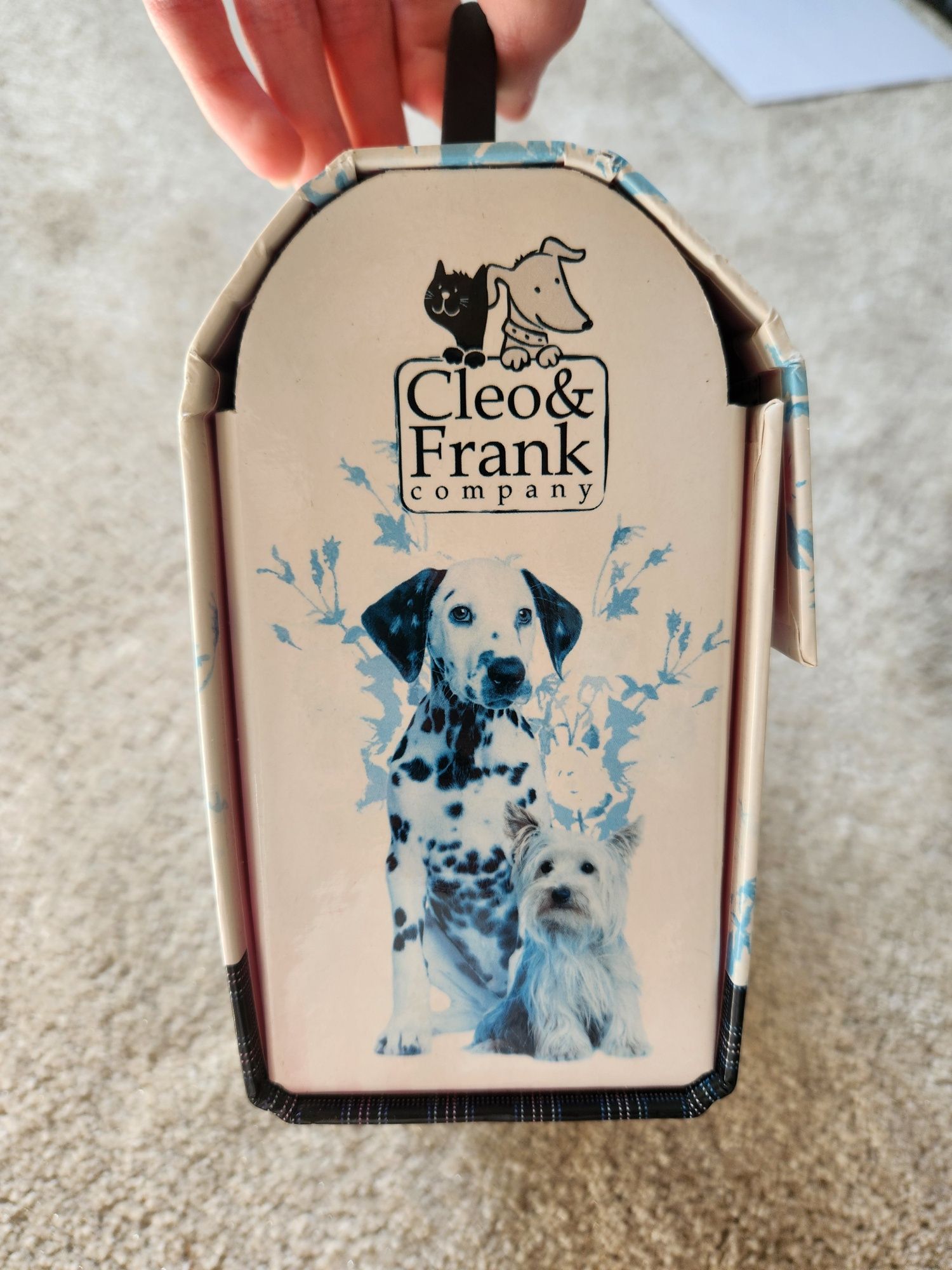 Teczka z rączką Cleo&Frank Company pieski i kotki dla dzieci