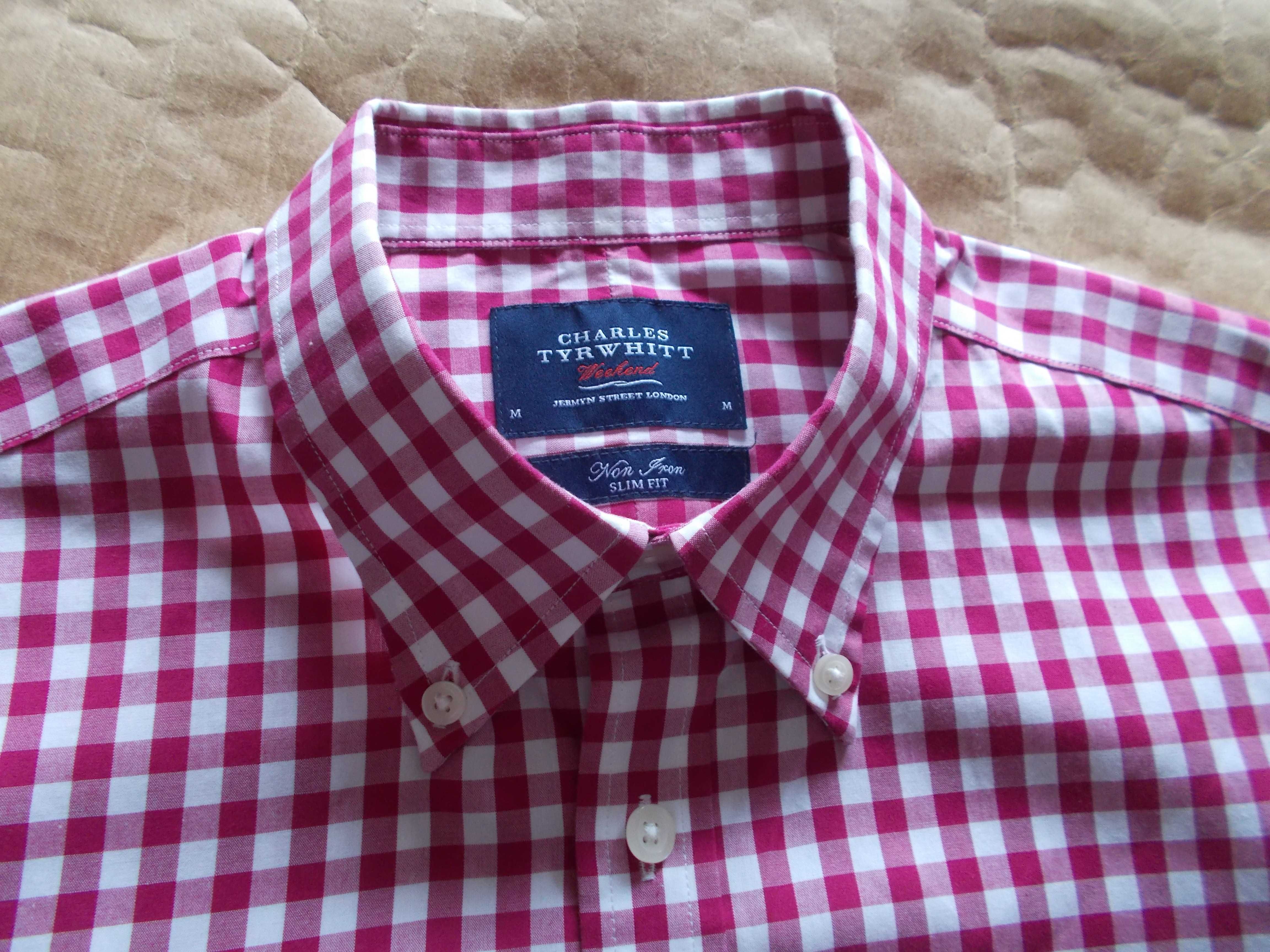 M- CHARLES TYRWHITT Casual Premium Koszula Męska M 40 cm UK