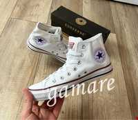 Damskie converse za kostke białe 36-41