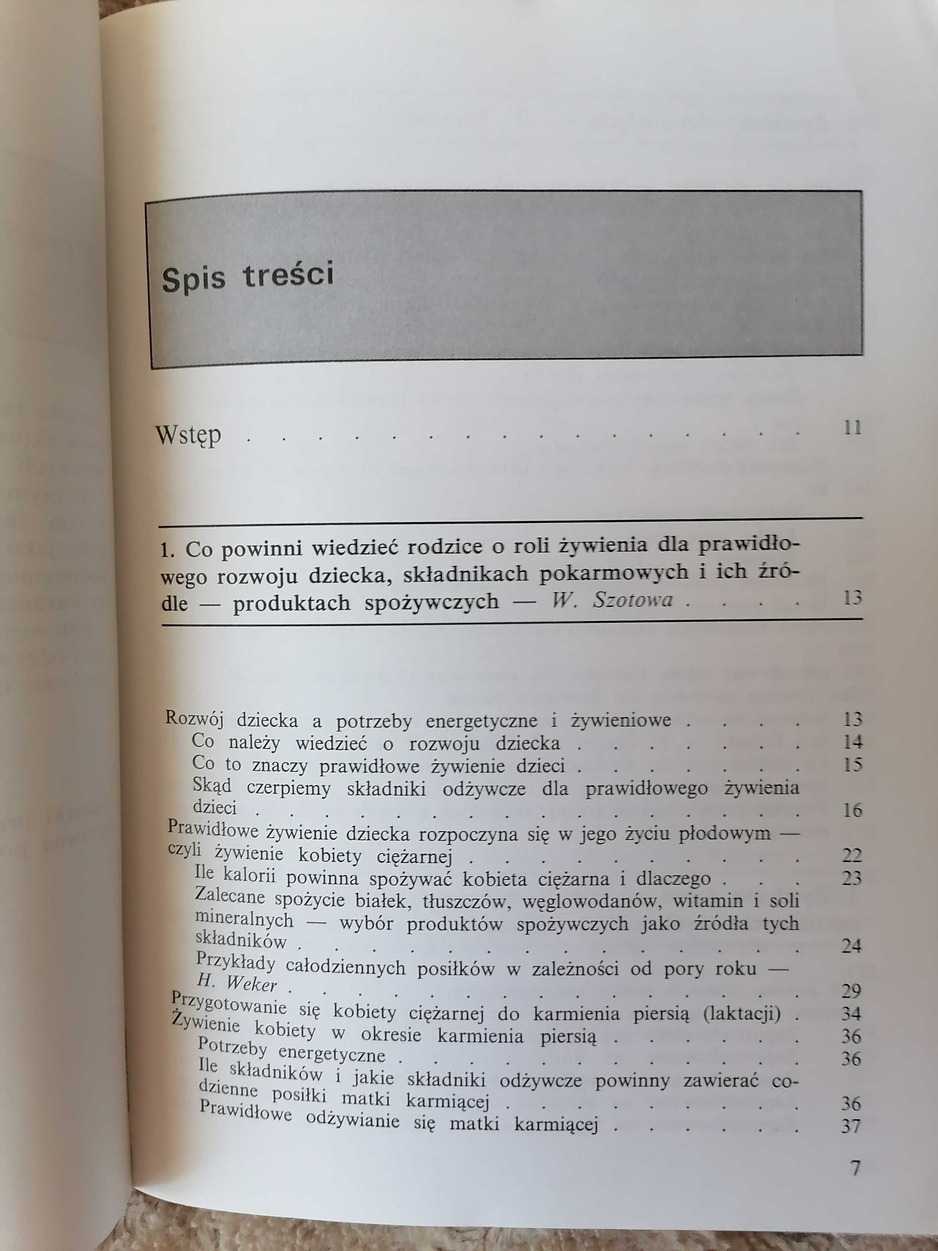 "Żywienie dzieci zdrowych" Wyd. Lekarskie PZWL Szotowa, Wachnik, Weker