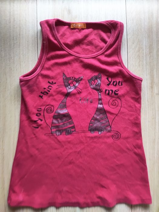 Bluzka koszulka top koty S 36