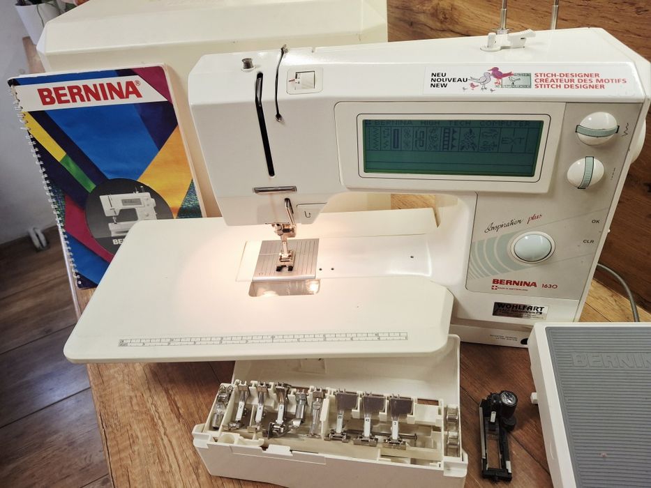 BERNINA hafciarka ,maszyna do szycia  model 1630  jak nowa!