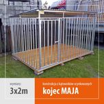 Kojec dla psa MAJA 3x2 kojce dla psów klatki legowiska boksy WYPRZEDAŻ