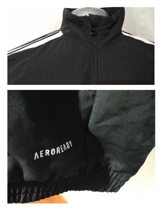 Casaco Preta Adidas Sport Sq21 Tam:L (136)