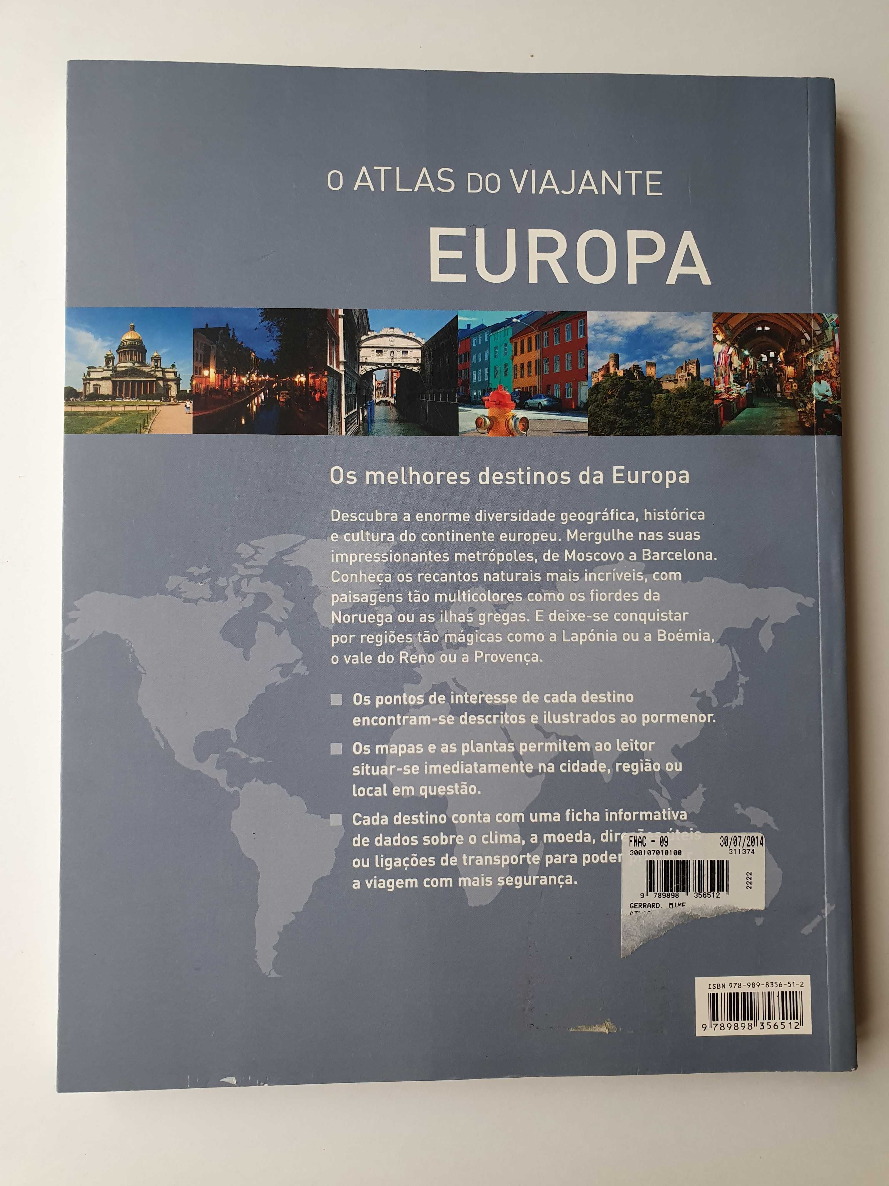 O Atlas do Viajante Europa de Mike Gerrard