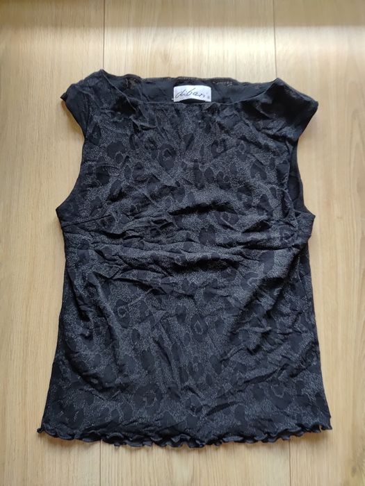 Koszulka Bluzka top cętki S 36