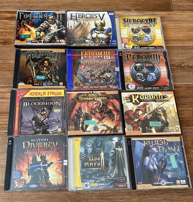 Ігри ПК (PC): Готика, Герои, Казаки, Сибирь, Дальнобойщики, Ил2, Thief