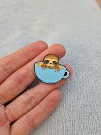 Przypinka pin pins broszka leniwiec sloth alternative