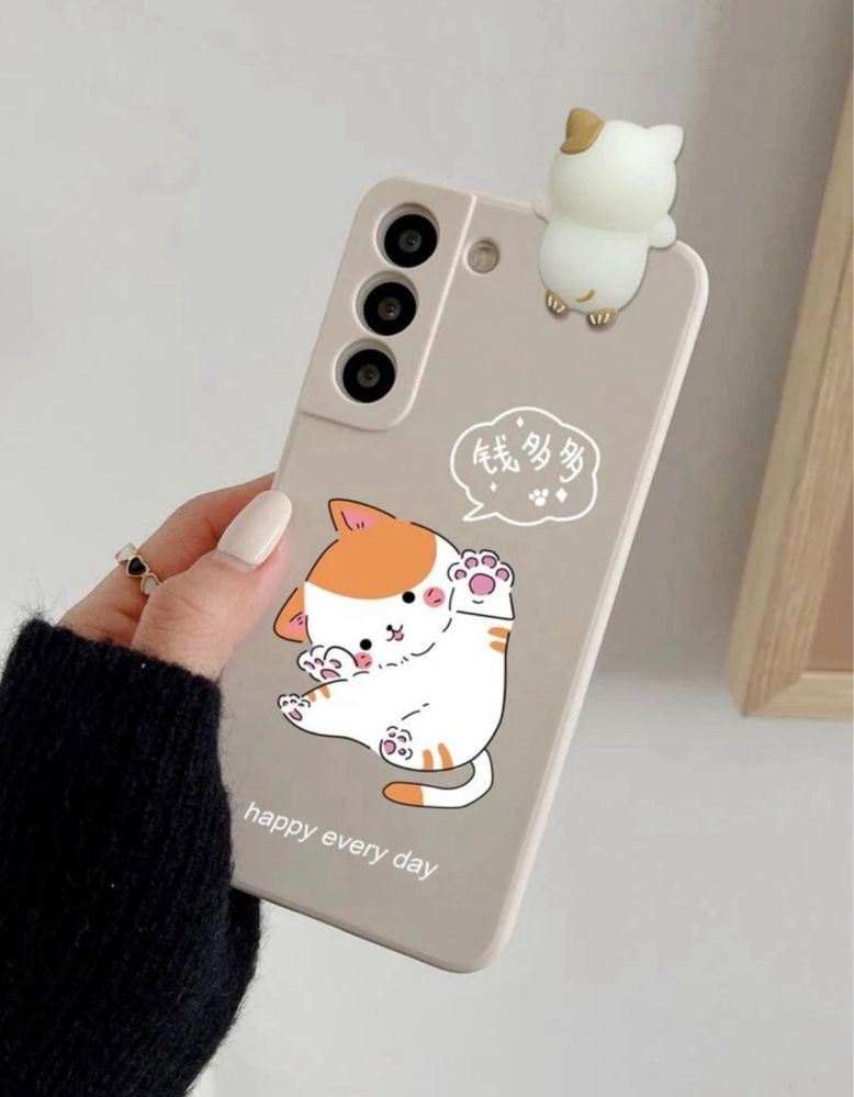 Case na telefon z motywem kota 3D Samsung Galaxy A32 5G NOWE