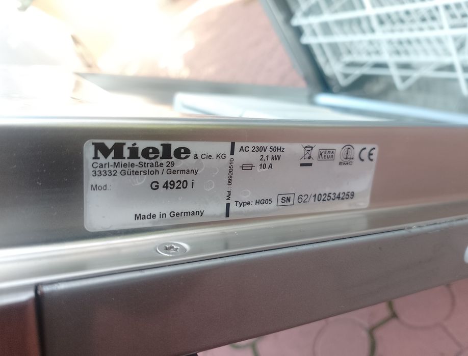 Посудомийна машина Miele G 4920 посудомийка посудомойная машина