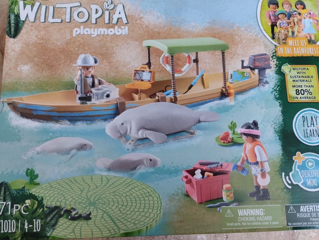 Playmobil prezent zestaw łódź