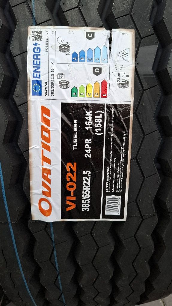 Opony 385/65 R22.5 Ovation VI-022 TORQUE ONYX SULFULL