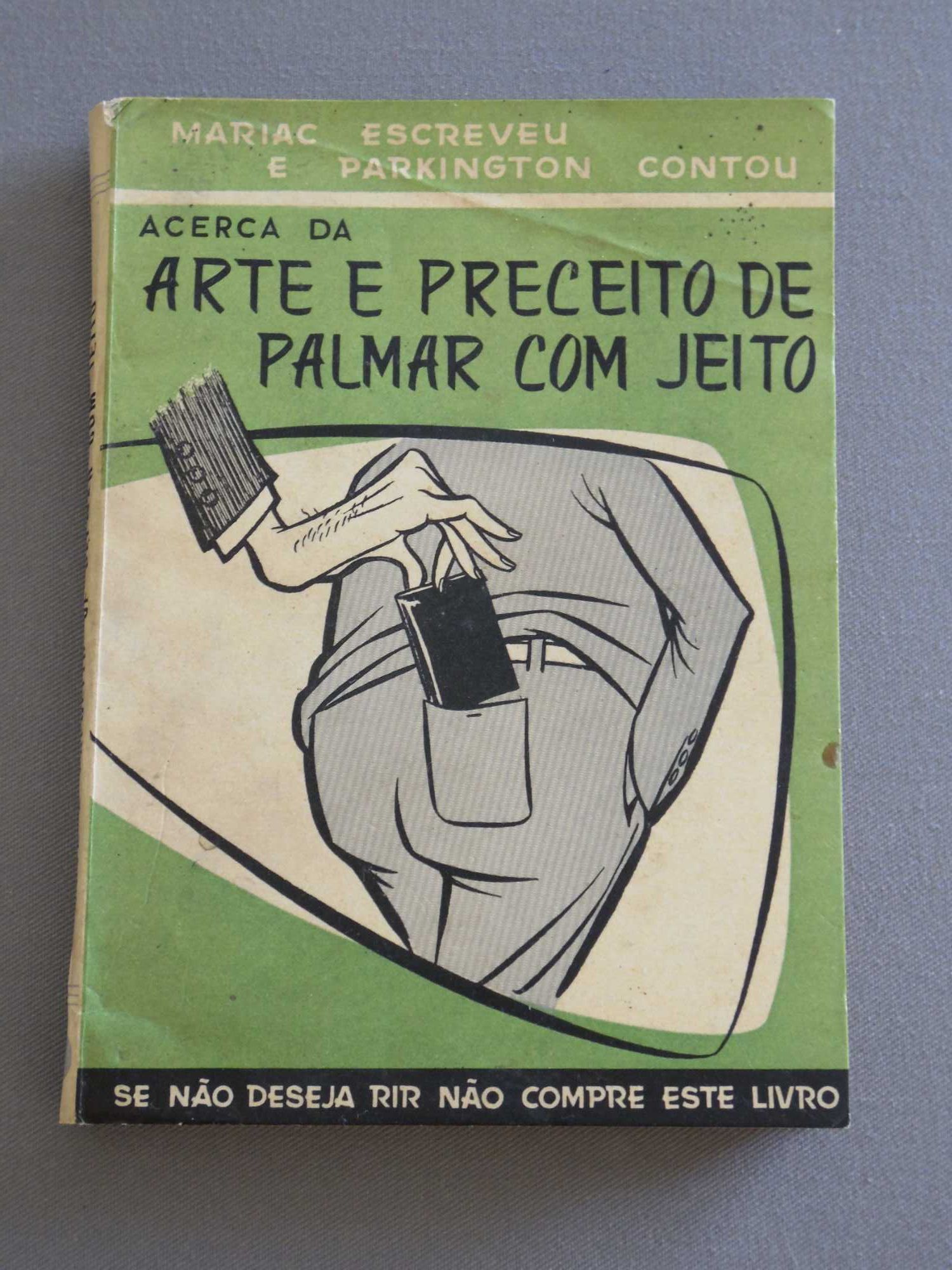 Livro Acerca da Arte e Preceito de Palmar com Jeito