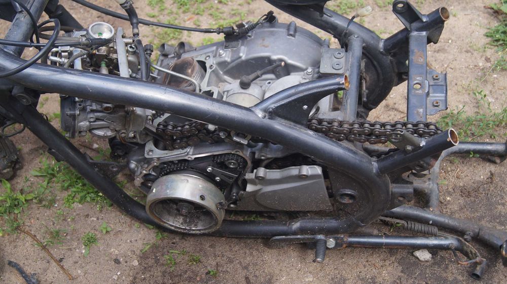 Kawasaki ER5 rama silnik gaźnik kierunkowskazy lagi kiera kierunki itp