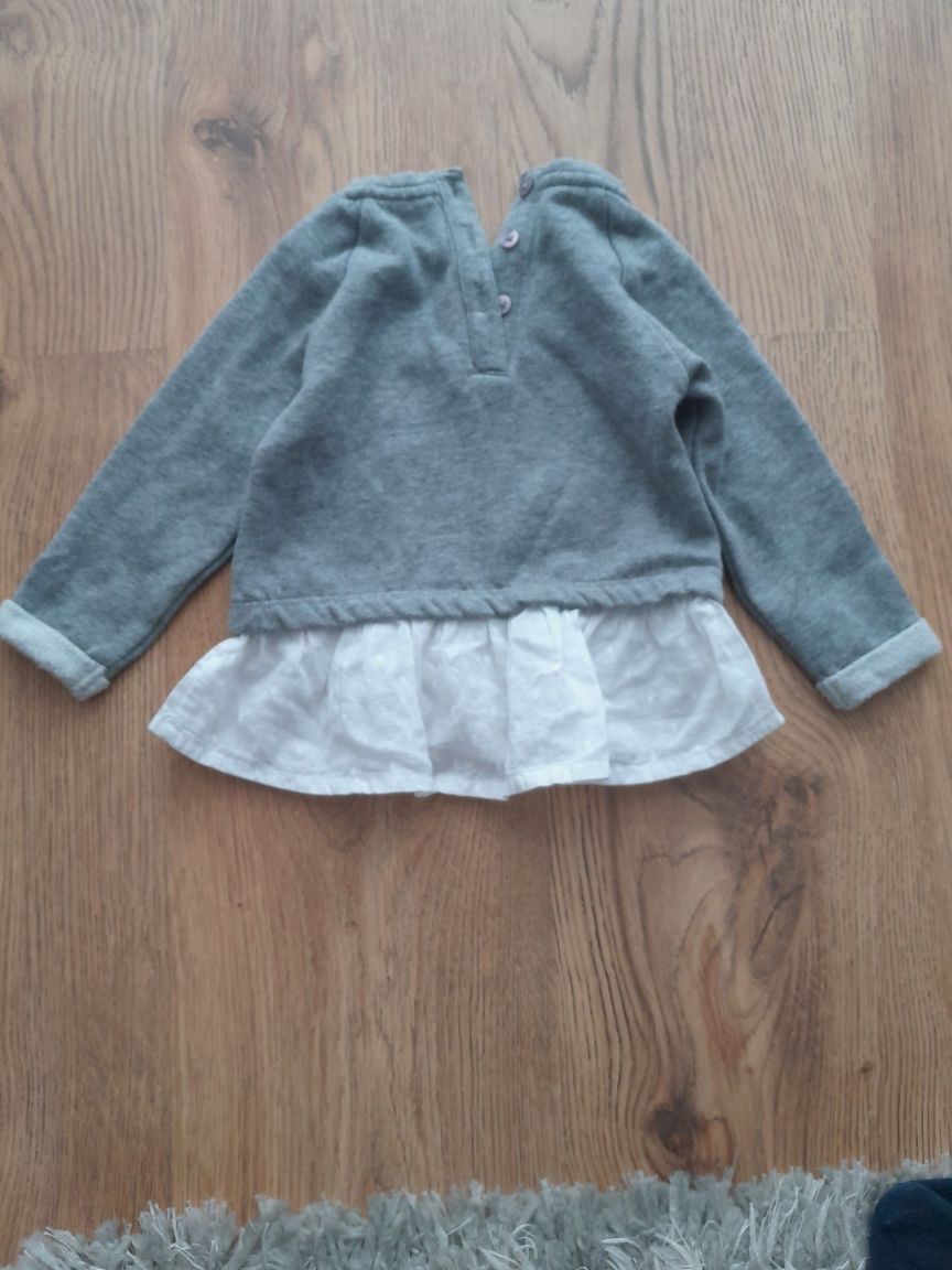 Zestaw ubranek niemowlęcych dla noworodka dziewczynki bluzy rozmiar 74