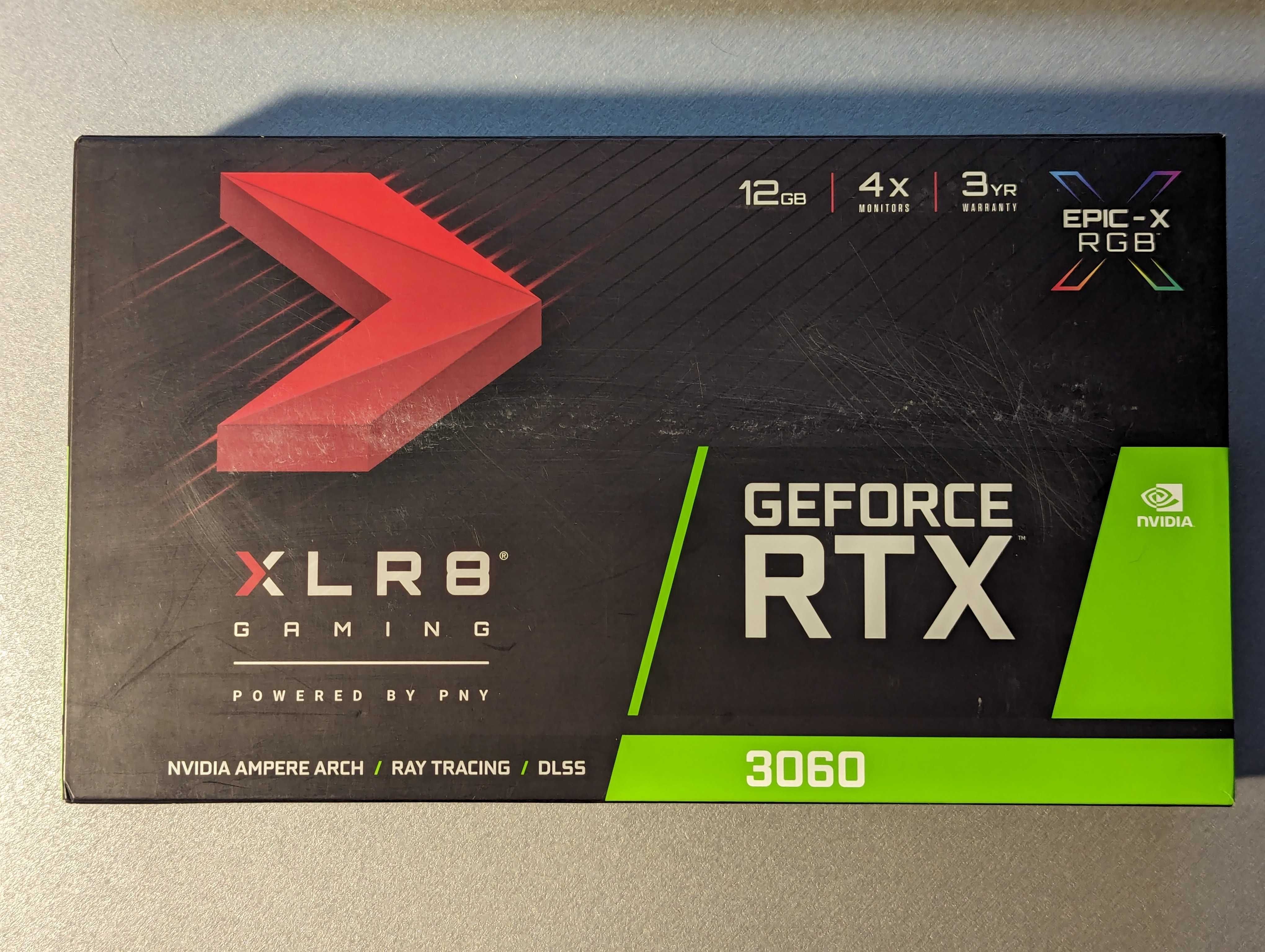 Видеокарта PNY GeForce RTX 3060 12GB XLR8 Gaming REVEL EPIC-X RGB