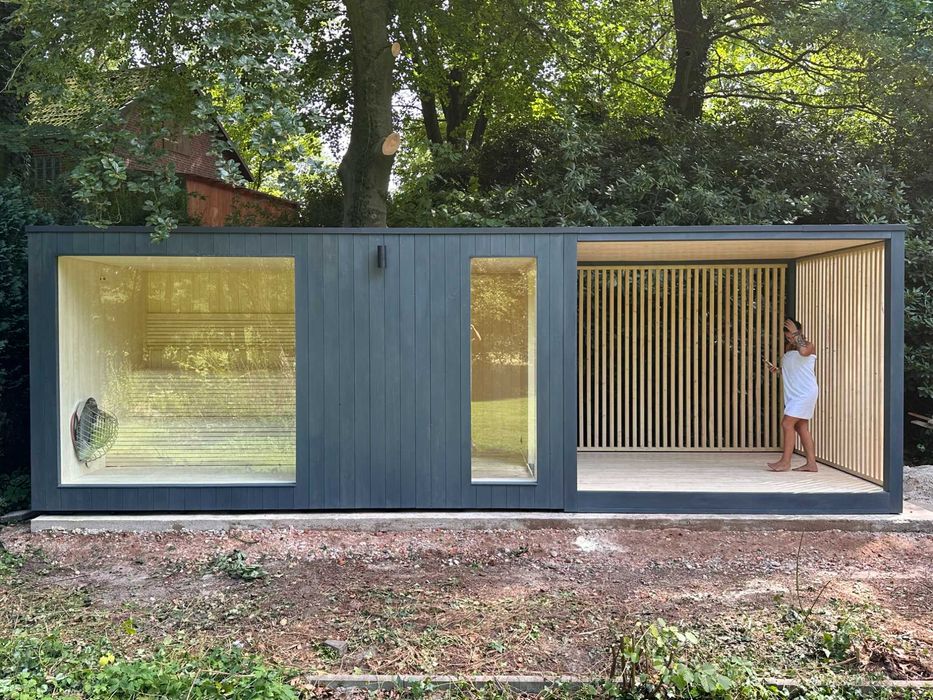 SAUNA OGRODOWA z opcją jacuzzi