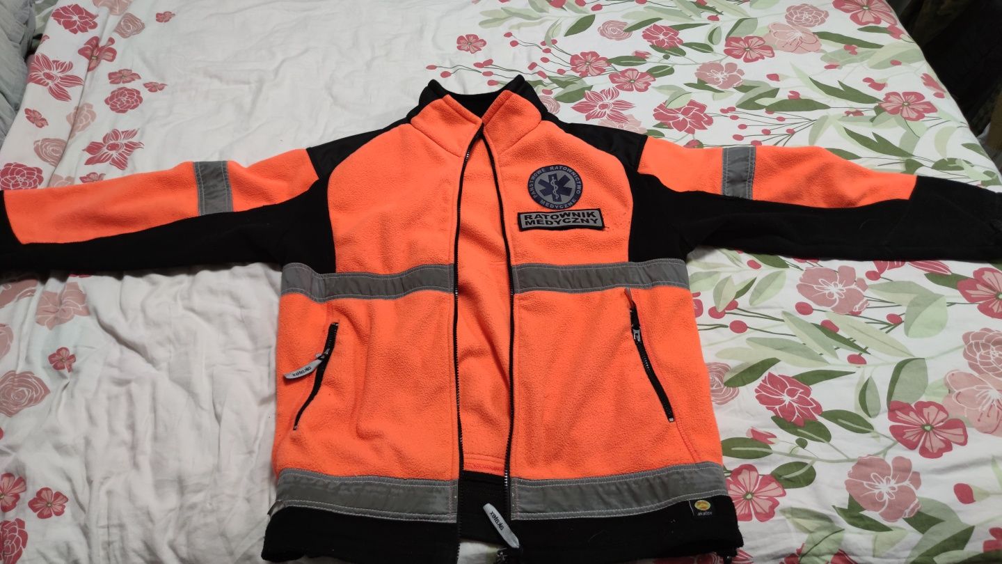 Kurtka calosezonowa + bluza polarowa ratownik medyczny akatex