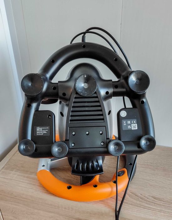 Дротове кермо ігрове як нове Speedlink drift racing wheel pc педалі