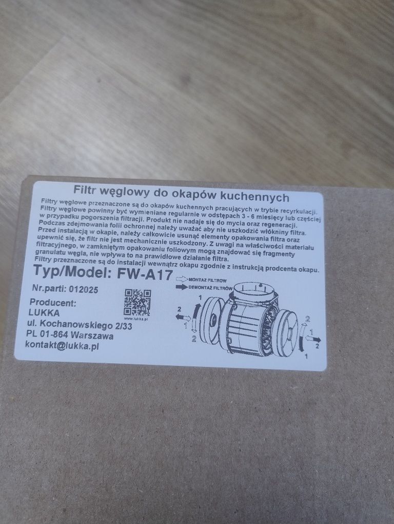Filtry węglowe do okapu Amica OMP6241BI