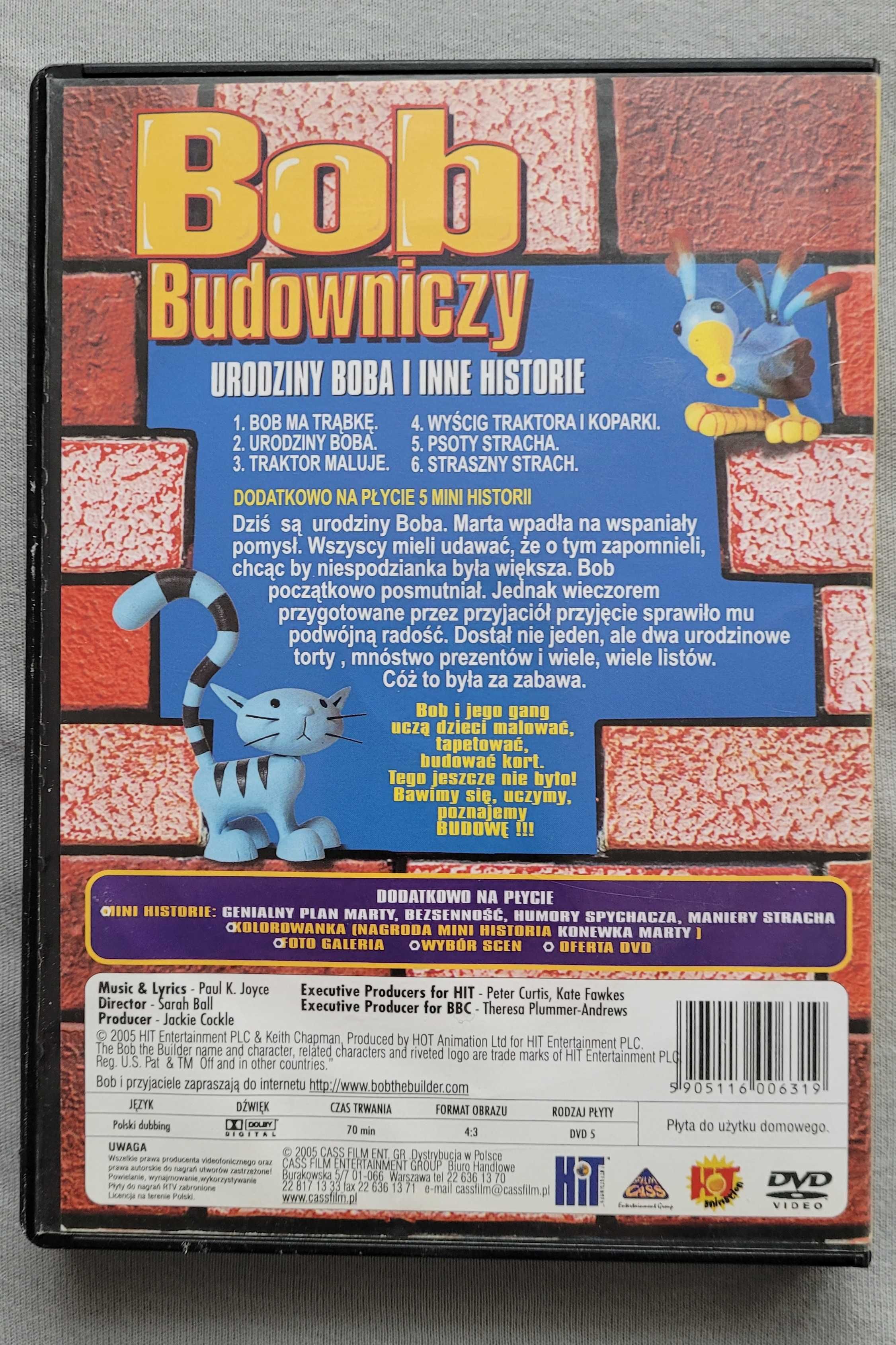 Bob Budowniczy bajka dvd PL urodziny Boba i inne