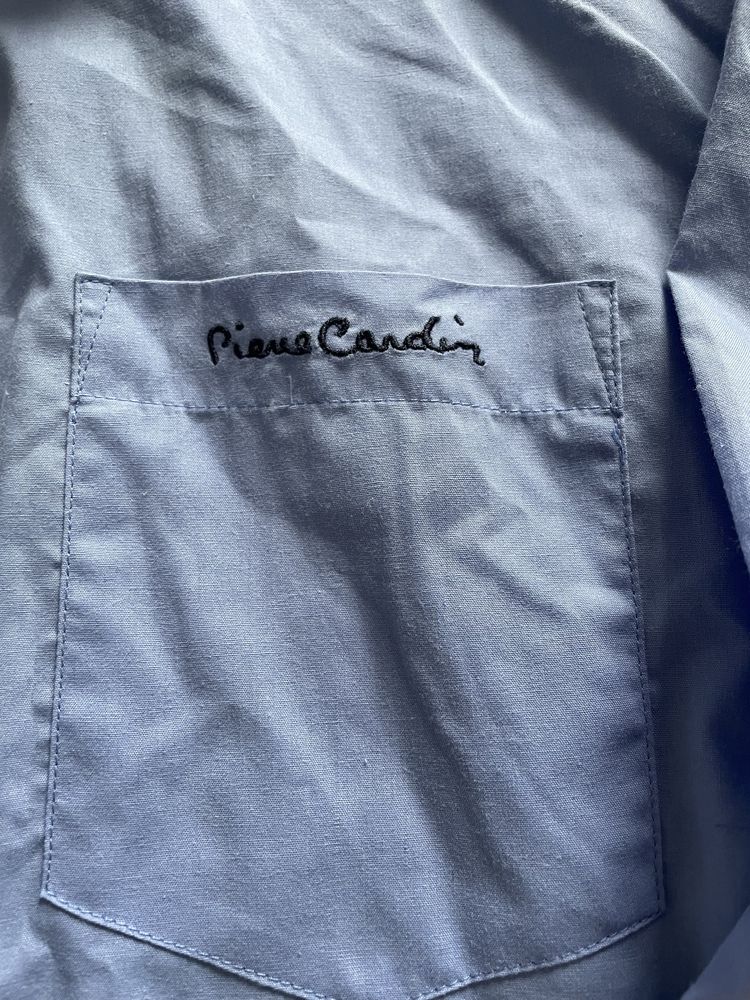 Męska błekitna koszula z długim rękawem Pierre Cardin XL