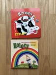 Ksiazki dla malych dzieci krowa muuu i kolory