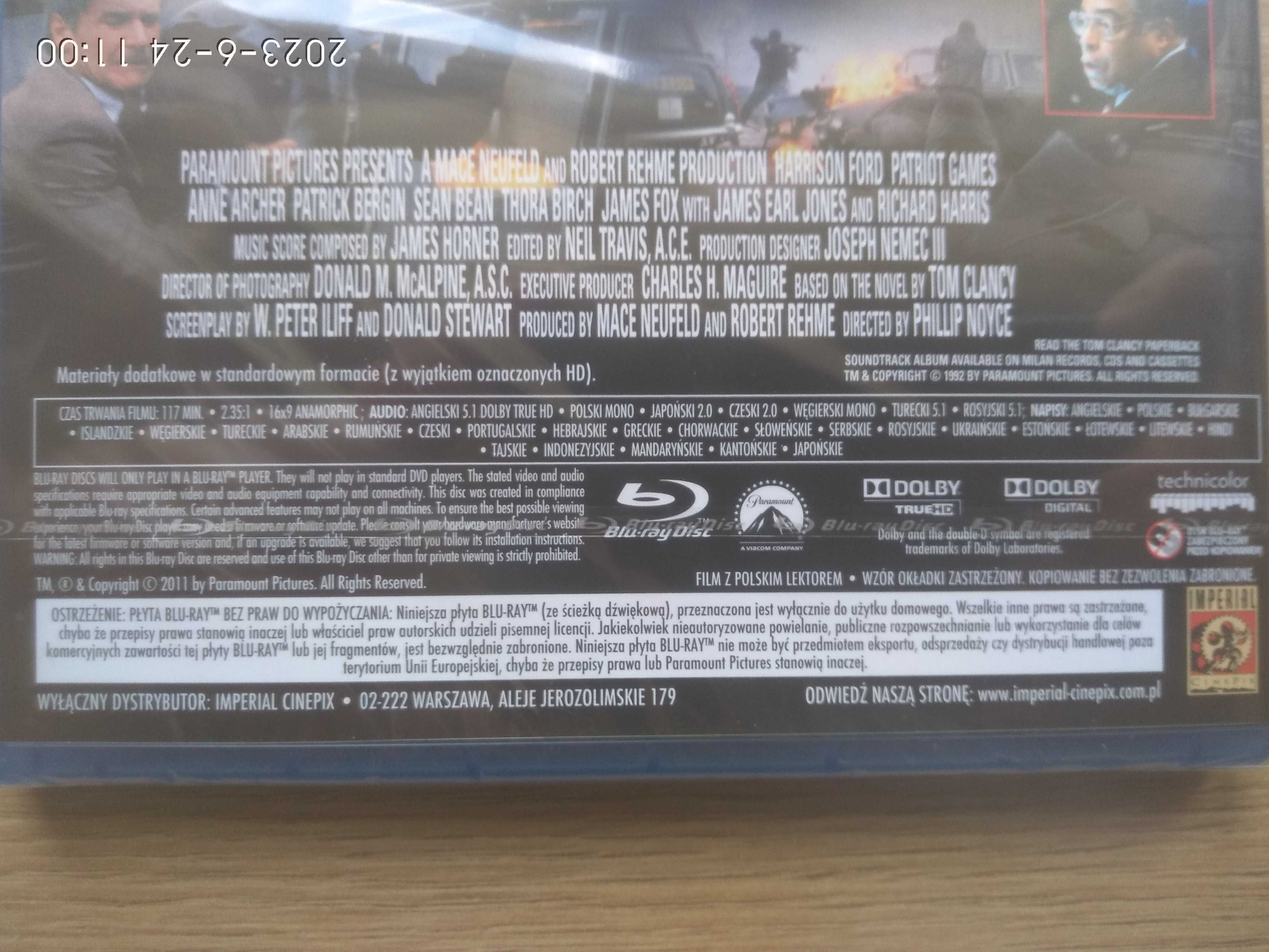 Czas patriotów blu ray polskie napisy i polski lektor wysyłka gratis