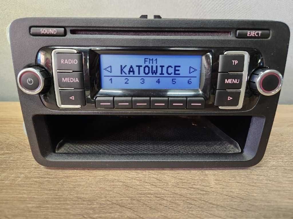 Radio Volkswagen VW RCD210 MP3 +kod Passat b6 Golf 6 Caddy Polo Tiguan