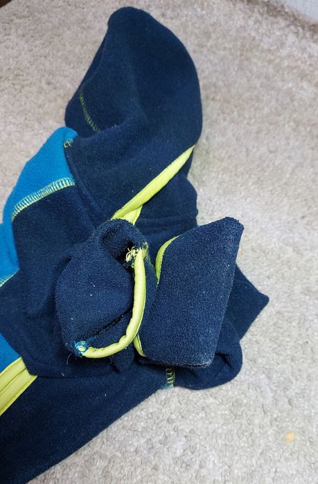 Комбинезон флисовый Lupilu, флиска, поддева. 62-68 р., на 3-6 мес.