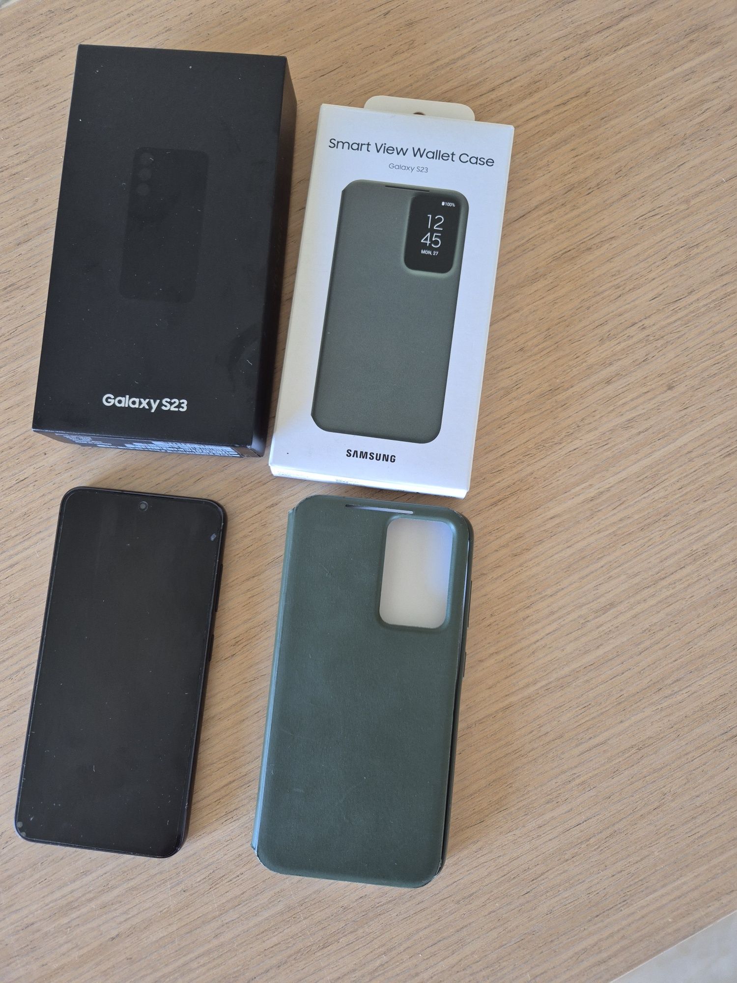 Samsung S23, 128GB com capa Smart View Samsung