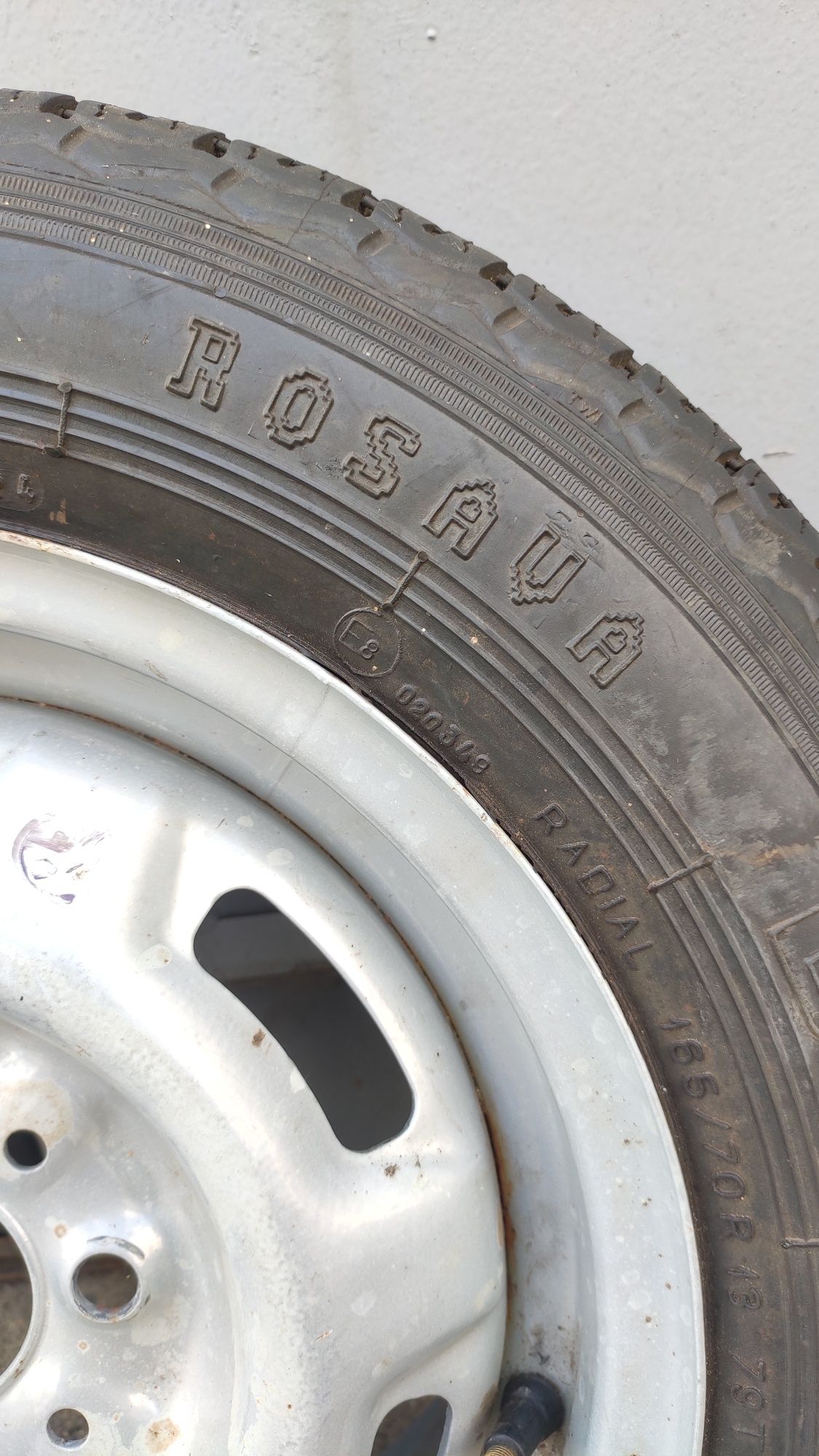 Колесо в сборе. Запаска 165/70R13 ROSAVA