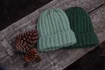 Zimowe grube ciepłe czapki wełniane beanie rękodzieło handmade