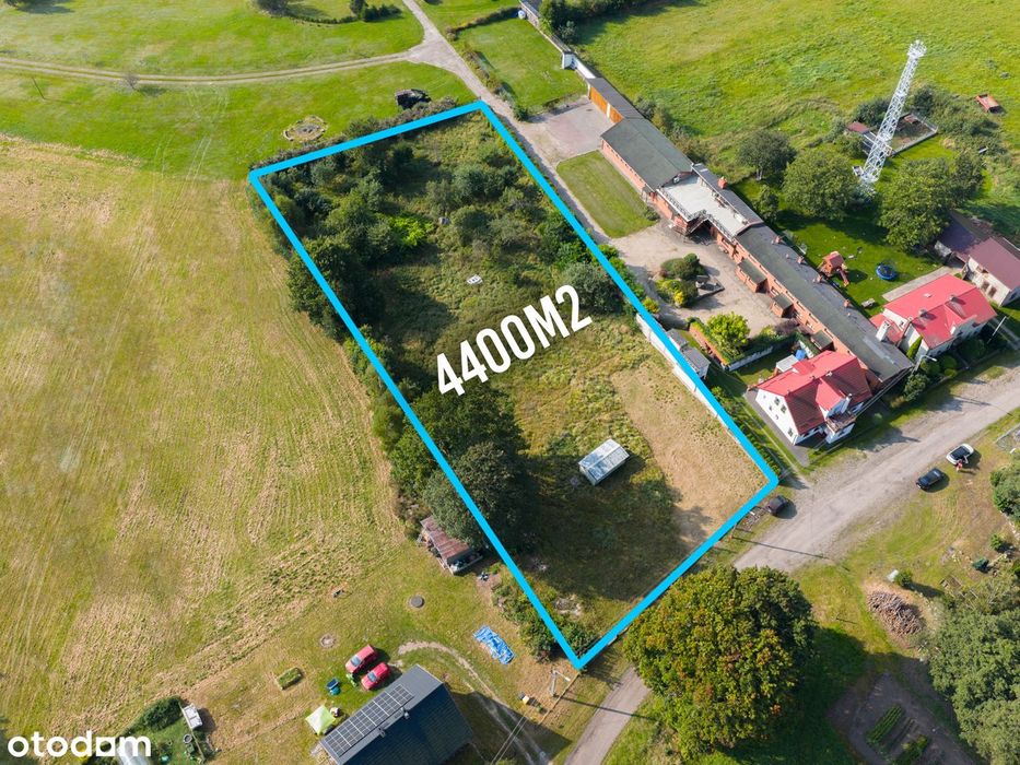 4 400 m2 Starnice działka budowlana