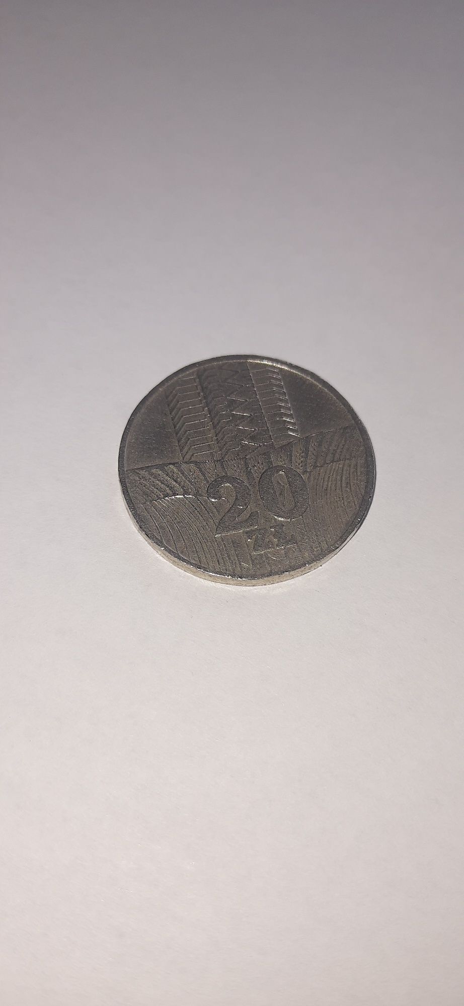 Moneta 20zl 1974r. Bez znaku mennicy