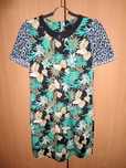 maison scotch французское платье dress floral цветочное принт