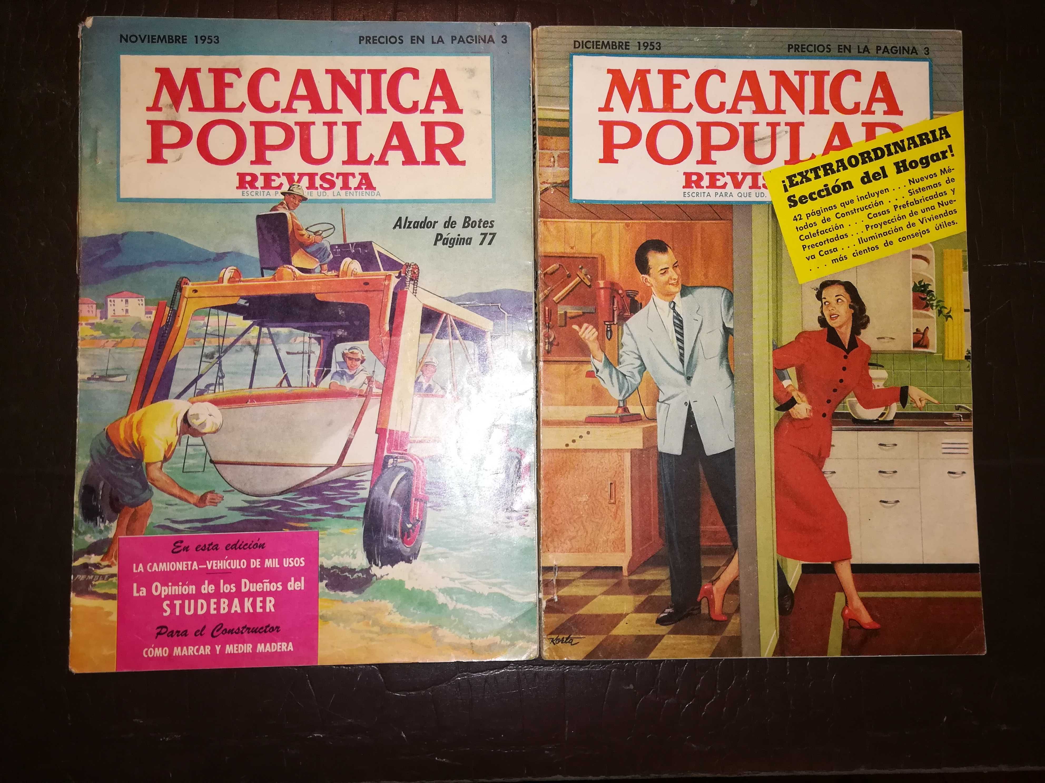 Revistas "Mecanica Popular" Vintage