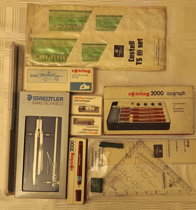 Isografy rotring cyrkle Staedtler kreślarskie