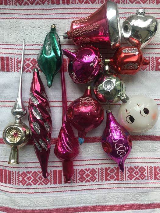 Елочные игрушки ссср винтаж