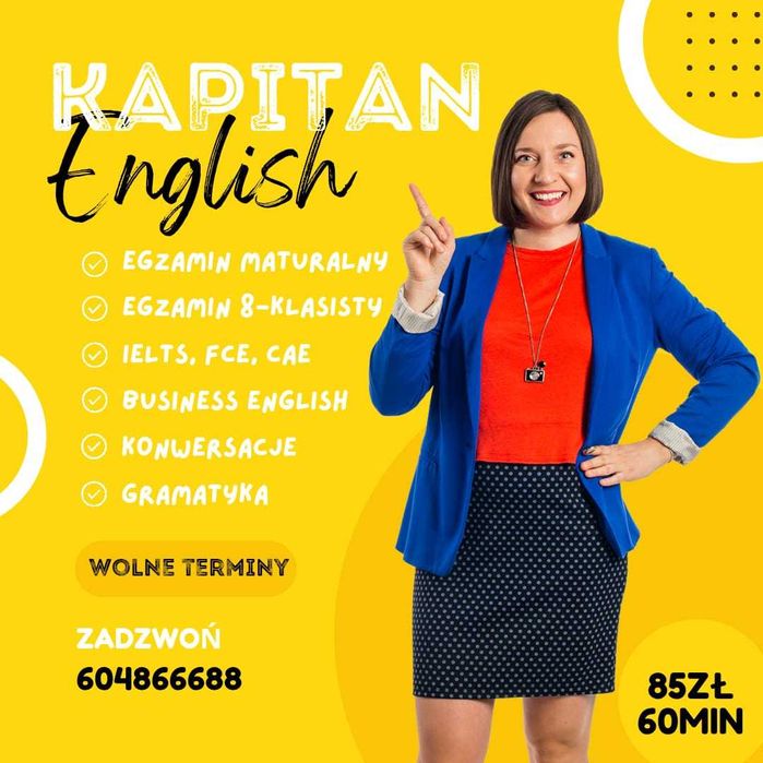 Angielski Piaseczno kursy korepetycje dzieci dorośli egzamin 8klasisty