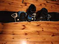 Deska snowboard komplet