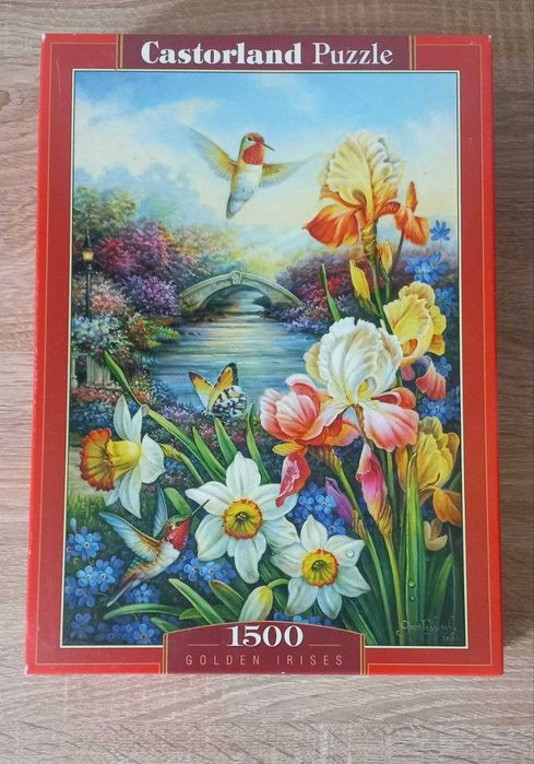 Яскраві барвисті пазли на 1500 елементів.