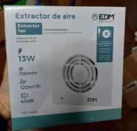 Extractor de ar com temporizador